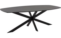 Goossens Excellent Eettafel Uniek, Semi ovaal 220 x 120 cm