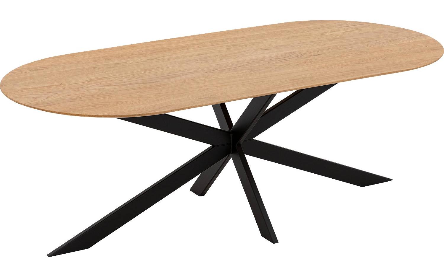 Goossens Excellent Eettafel Uniek, Semi rond 260 x 100 cm