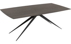 Goossens Excellent Eettafel Uniek, Semi rechthoekig 200 x 100 cm