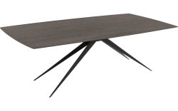 Goossens Excellent Eettafel Uniek, Semi rechthoekig 240 x 100 cm
