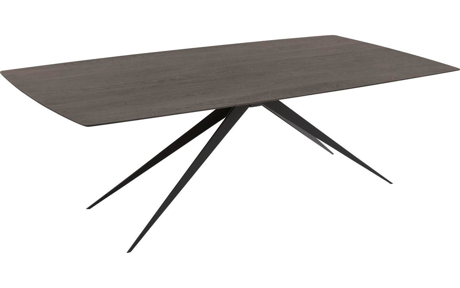 Goossens Excellent Eettafel Uniek, Semi rechthoekig 240 x 100 cm