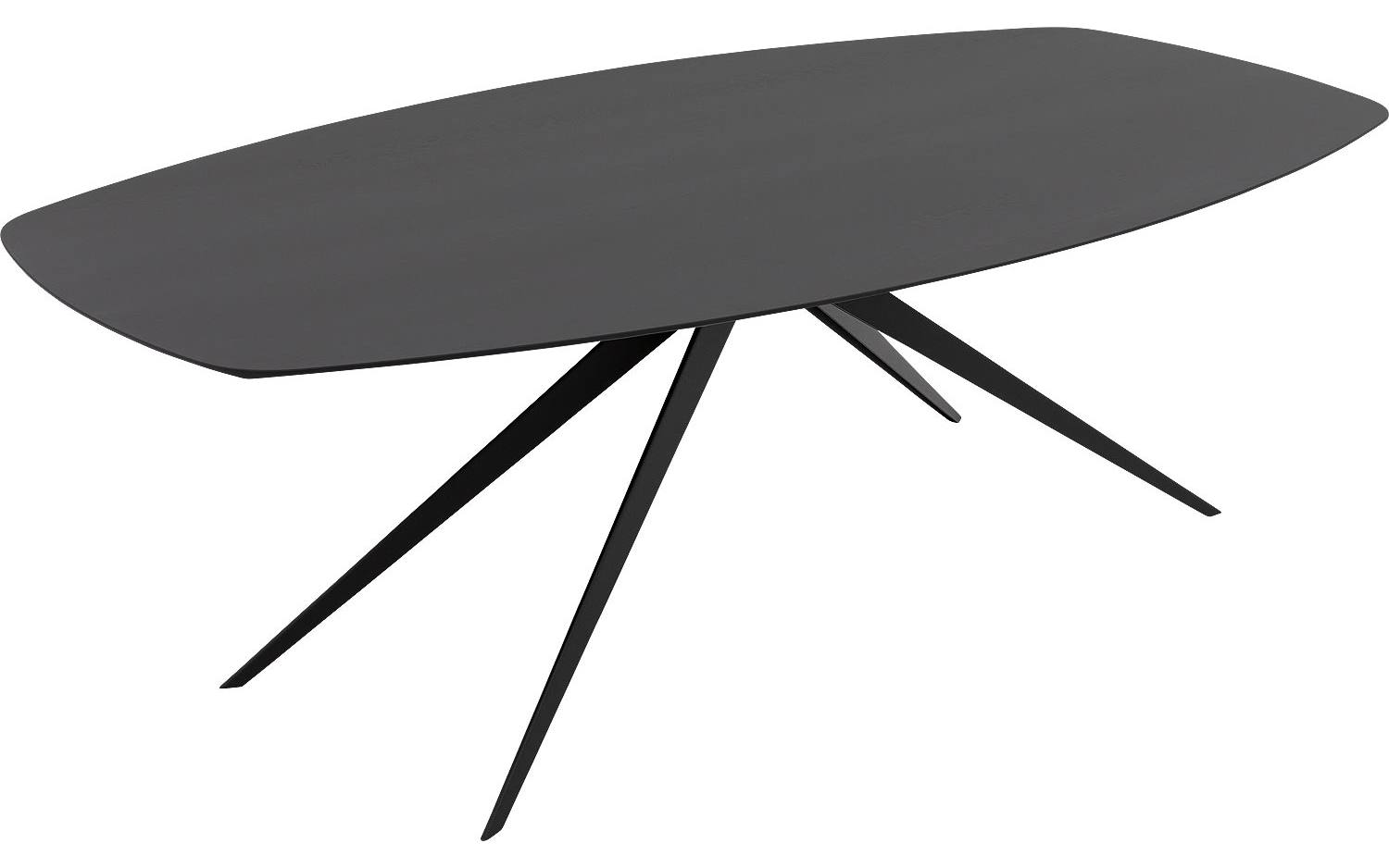 Goossens Excellent Eettafel Uniek, Semi ovaal 240 x 120 cm