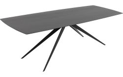 Goossens Excellent Eettafel Uniek, Semi rechthoekig 240 x 100 cm