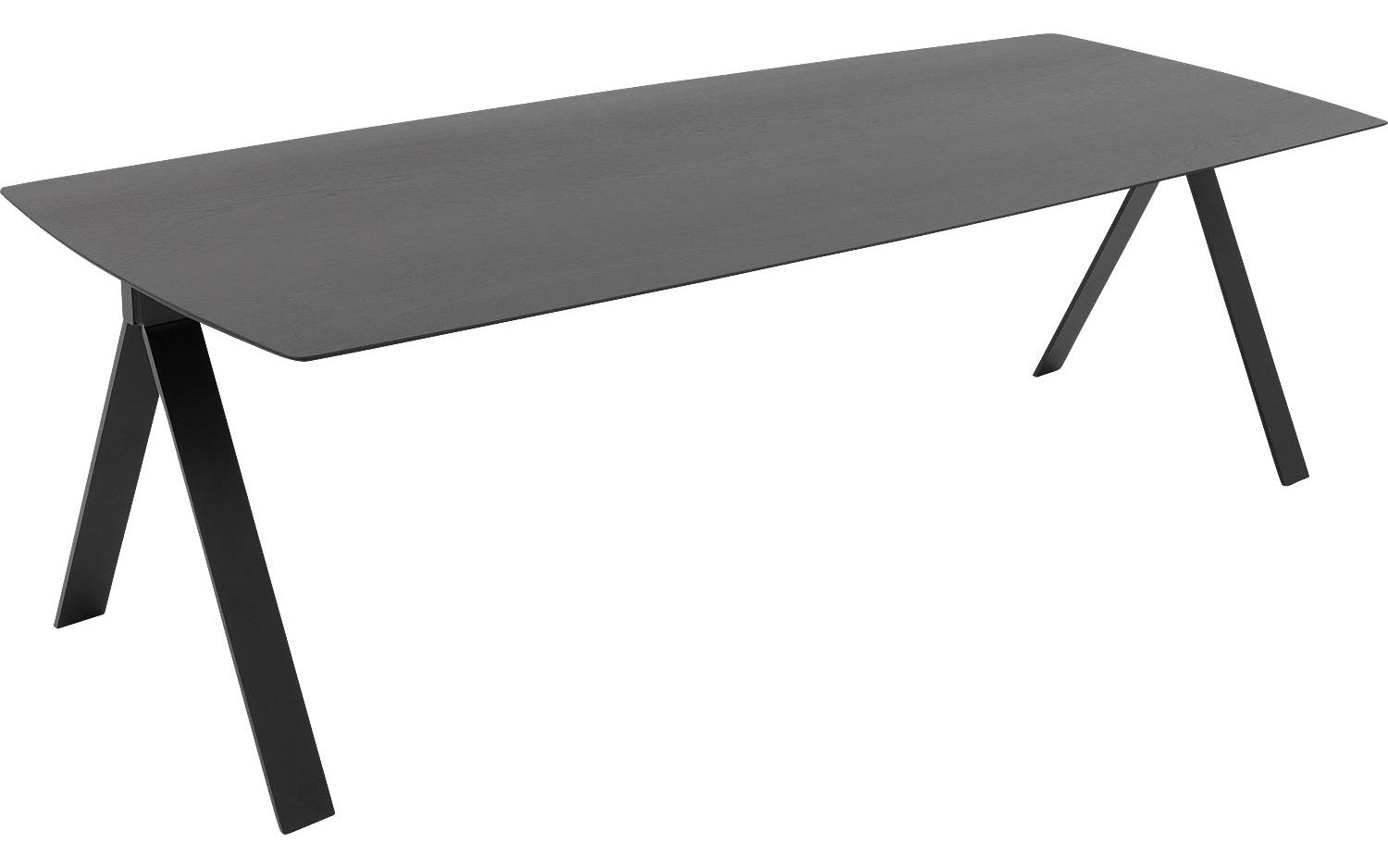 Goossens Excellent Eettafel Uniek, Semi rechthoekig 240 x 100 cm