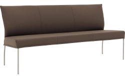 Goossens Eetkamerbank Funk, Zonder arm, 210 cm breed