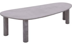 Goossens Eettafel Stone, Organisch 280 x 120 cm