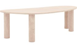 Goossens Eettafel Stone, Organisch 250 x 120 cm