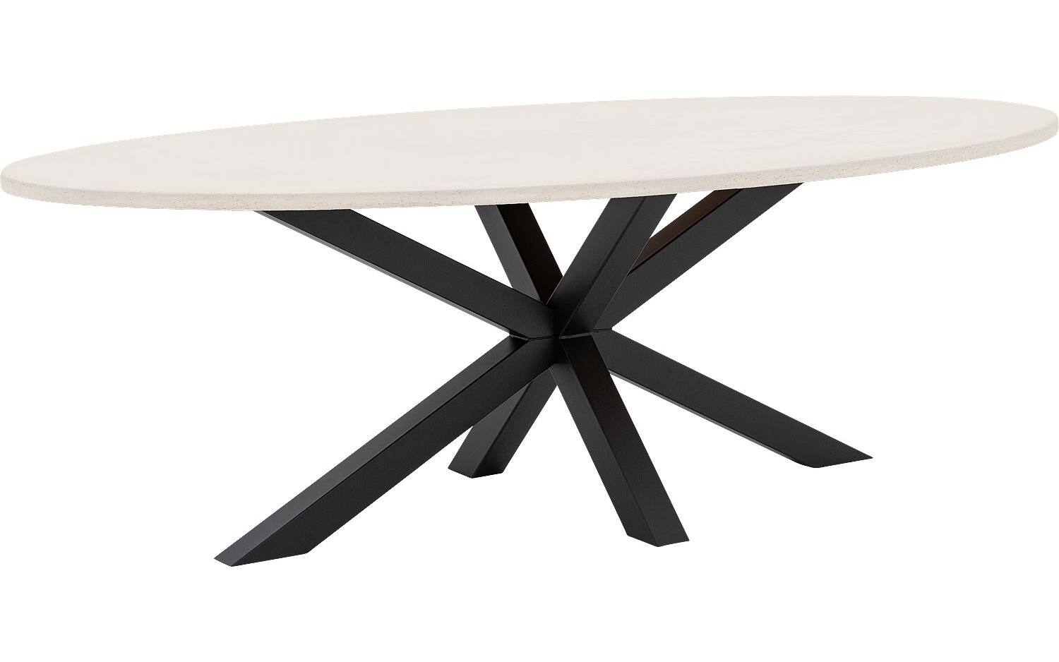 Goossens Eettafel Stone, Ovaal 240 x 120 cm