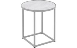 Goossens Salontafel Livia rond, hpl roze, modern design, 41 x 42 x 41 cm