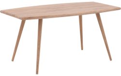 Goossens Eettafel Bjarte, Semi ovaal 160 x 90 cm