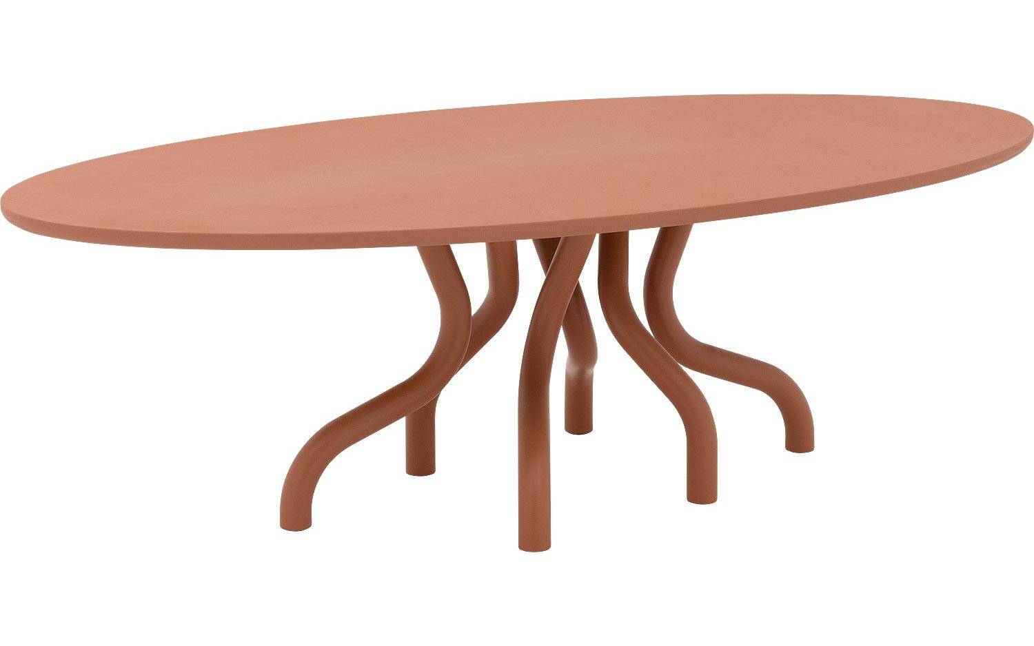 Goossens Excellent Eettafel Matera, Ovaal 280 x 120 cm