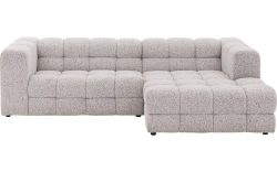 Goossens Bank Dean beige, stof, 2-zits,
