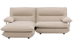 Goossens Bank Alegro beige, stof, 1,5-zits,