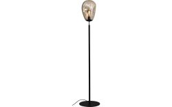 Goossens Vloerlamp Lava, Vloerlamp met 1 lichtpunt druppel