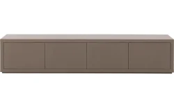 Goossens Tv Meubel Barcelona, 4 kleppen met kabeldoorvoer