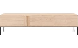 Goossens Tv Meubel Viola, 3 kleppen staand