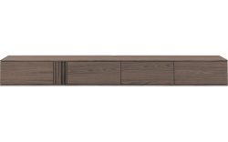 Goossens Tv Meubel Viola, 4 kleppen hangend
