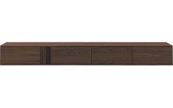 Goossens Tv Meubel Viola, 4 kleppen hangend