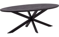 Goossens Eettafel Nilo, Ovaal 210 x 100 cm