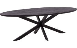 Goossens Eettafel Nilo, Ovaal 240 x 110 cm
