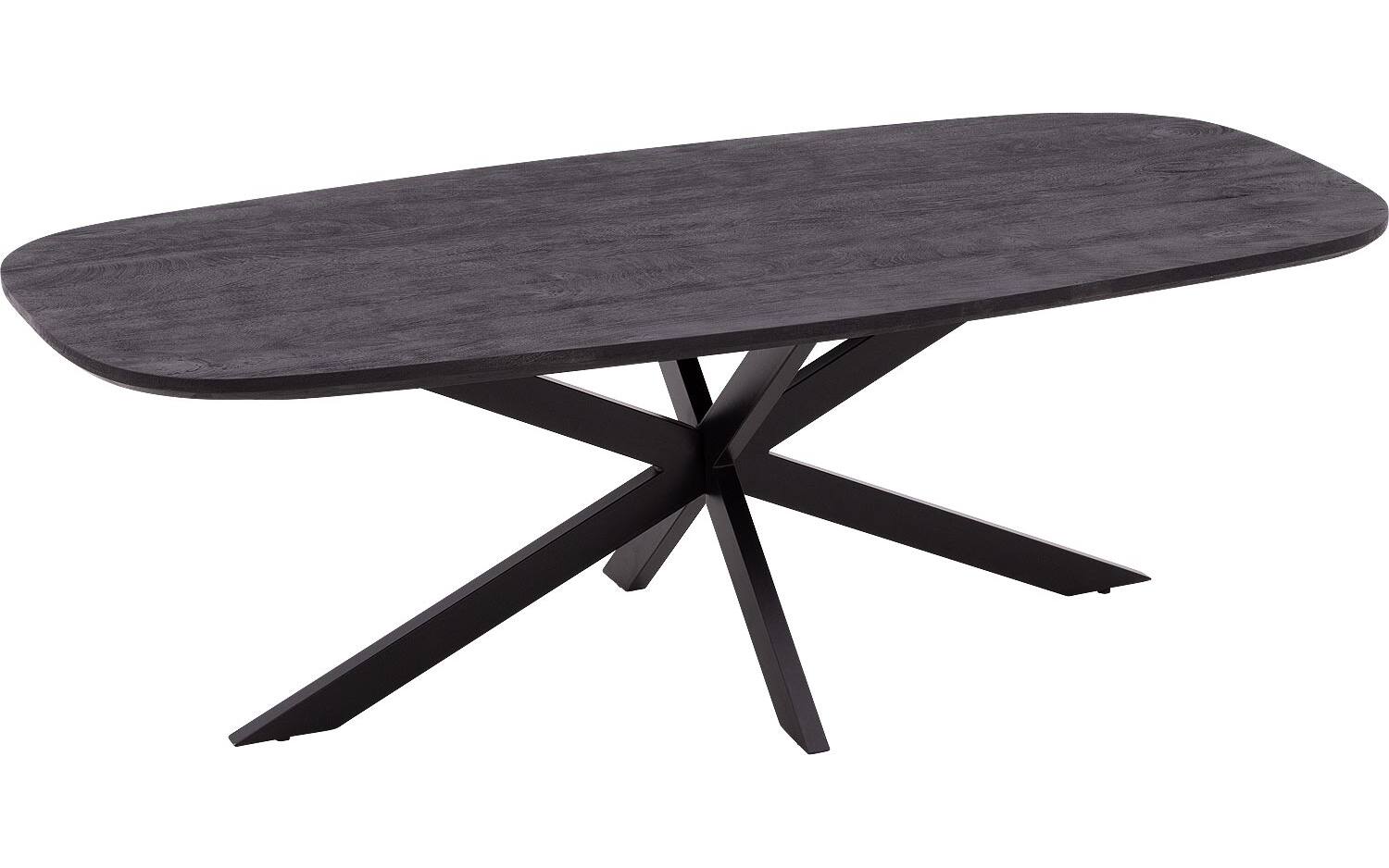 Goossens Eettafel Nilo, Semi rechthoekig 230 x 105 cm