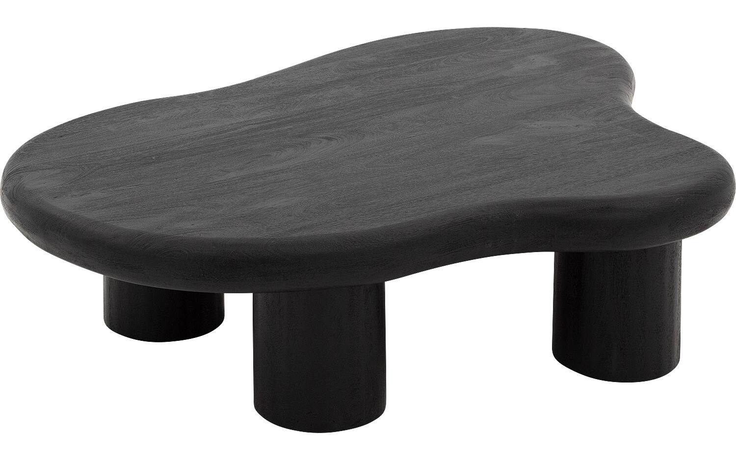 Goossens Salontafel Savi organisch, hout mango zwart,, 120 x 30 x 88 cm