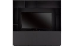 Goossens Basic Tv Meubel Madrid, 4 deuren 7 open vakken 1 tv paneel