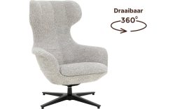 Goossens Excellent Draaifauteuil Piemonte, Draaifauteuil