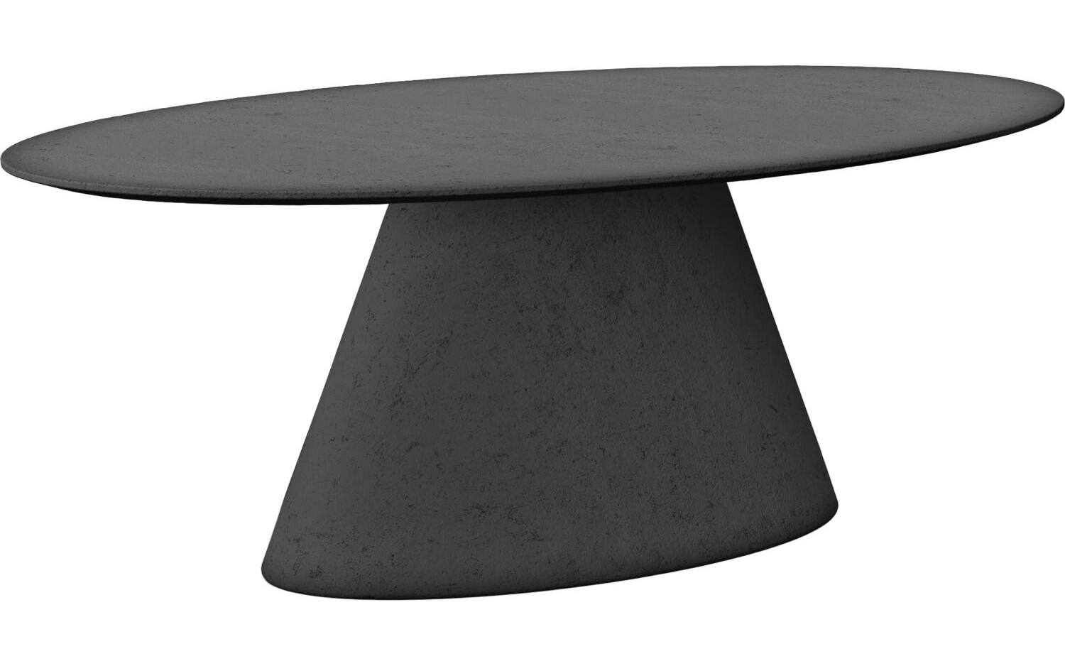 Goossens Eettafel Stone, Ovaal 190 x 110 cm