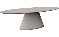 Goossens Eettafel Stone, Ovaal 290 x 120 cm