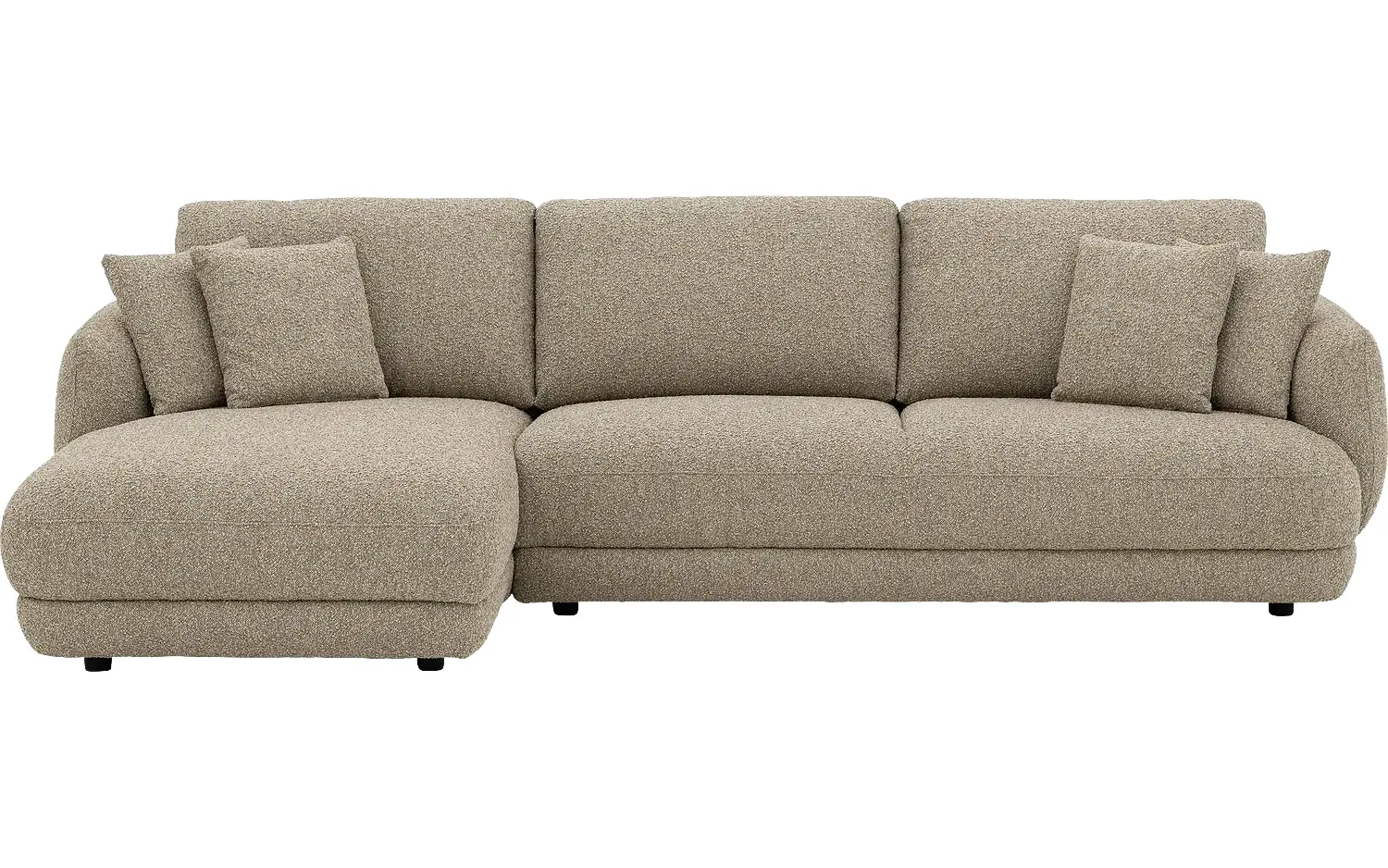 Goossens Bank Premiere beige, stof, 3-zits,