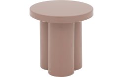 Goossens Bijzettafel Nia, metaal roze,, 43 x 45 x 43 cm