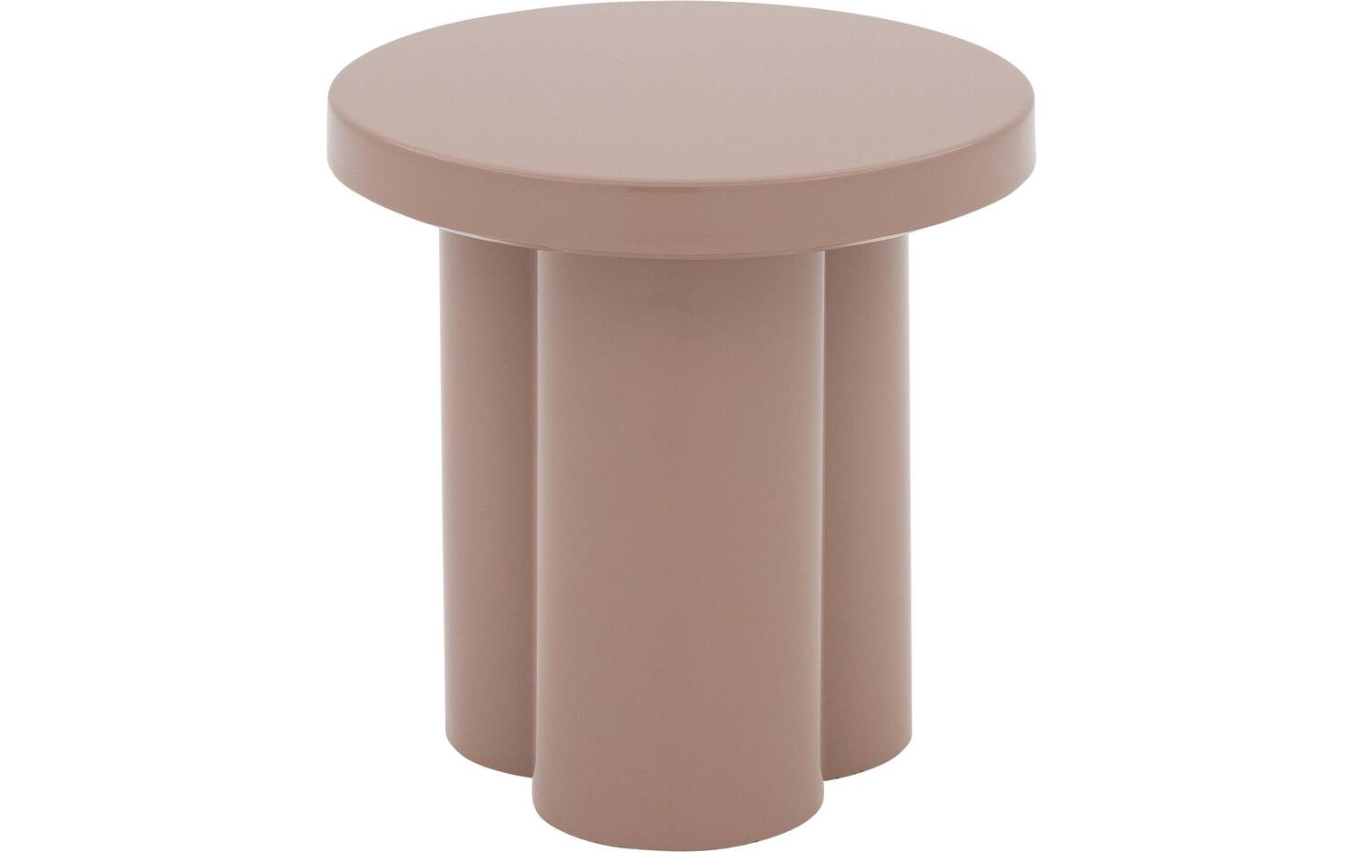 Goossens Bijzettafel Nia, metaal roze,, 43 x 45 x 43 cm
