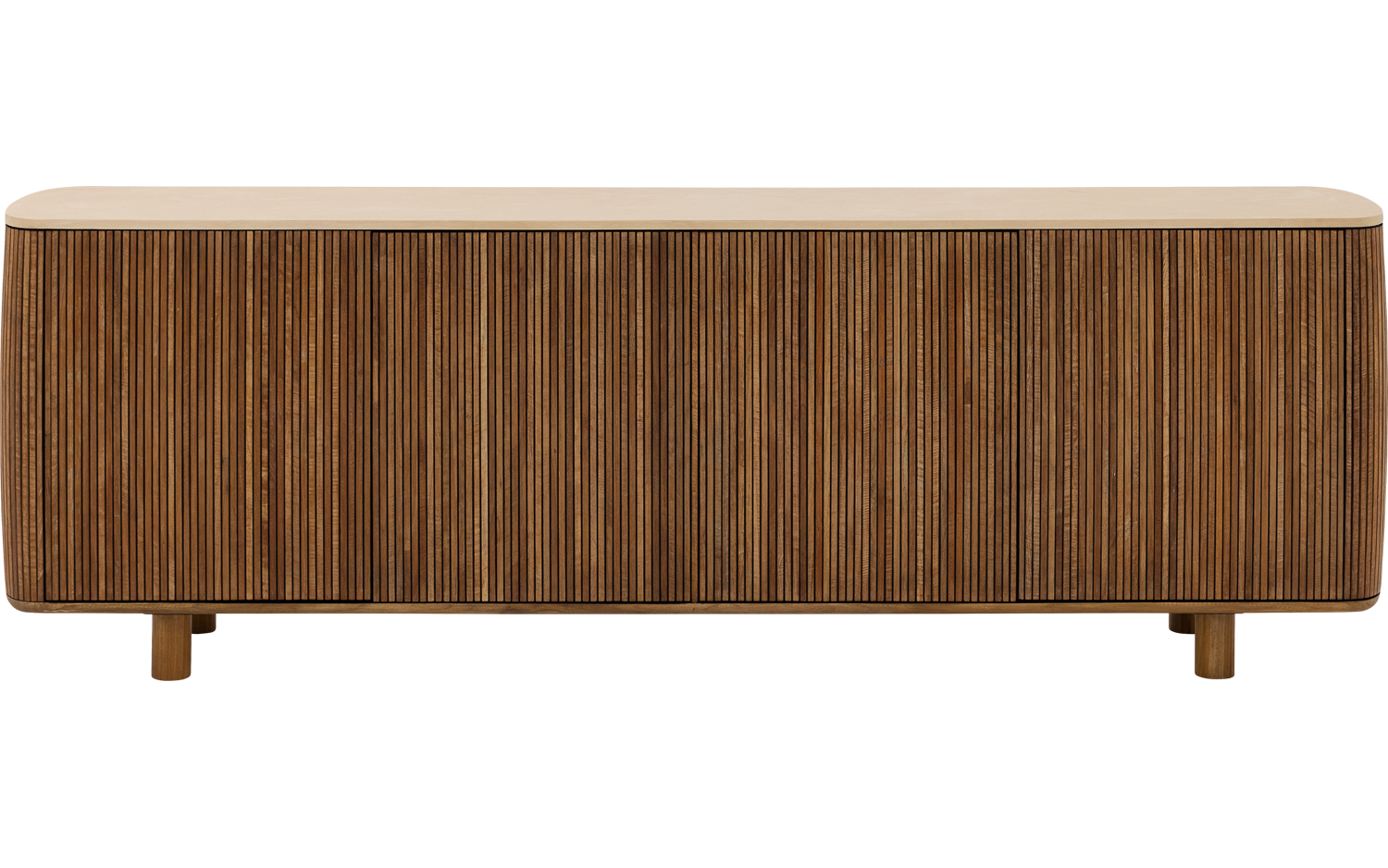 Goossens Dressoir Nova, 4 deuren 200 cm breed