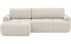 Goossens Slaapbank Varar Storage, Hoekopstelling het uitklapbaar deel vs links, chaise longue rechts 254 cm breed
