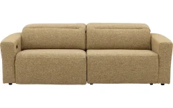 Goossens Bank Comoda geel, stof, 1,5-zits,